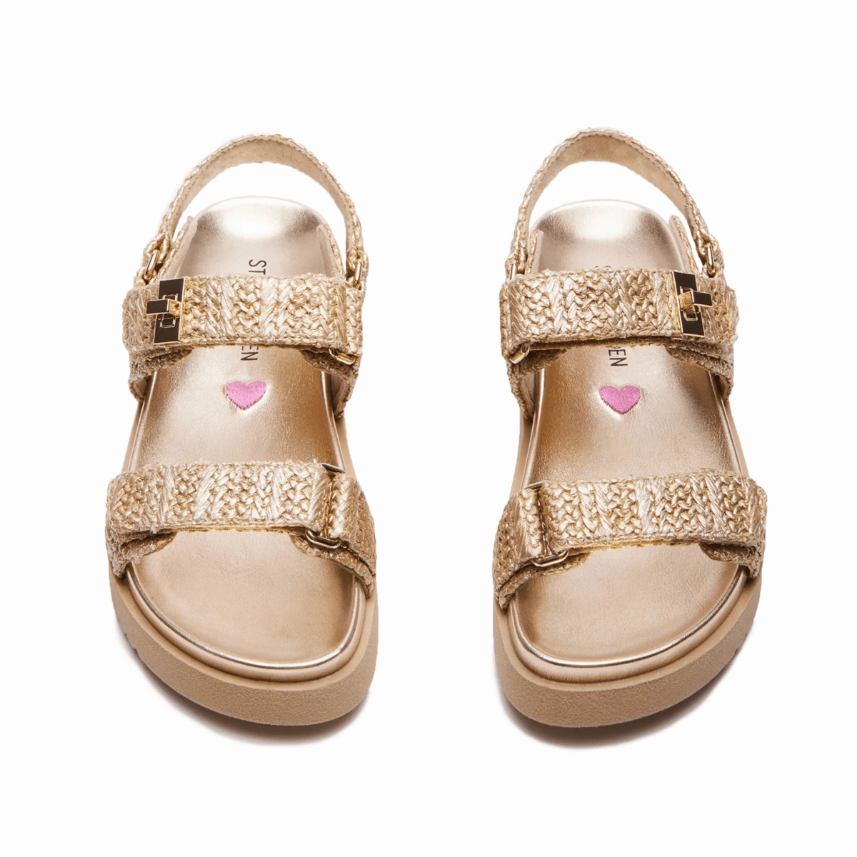 Steve Madden Girl's JMona Gold Multi