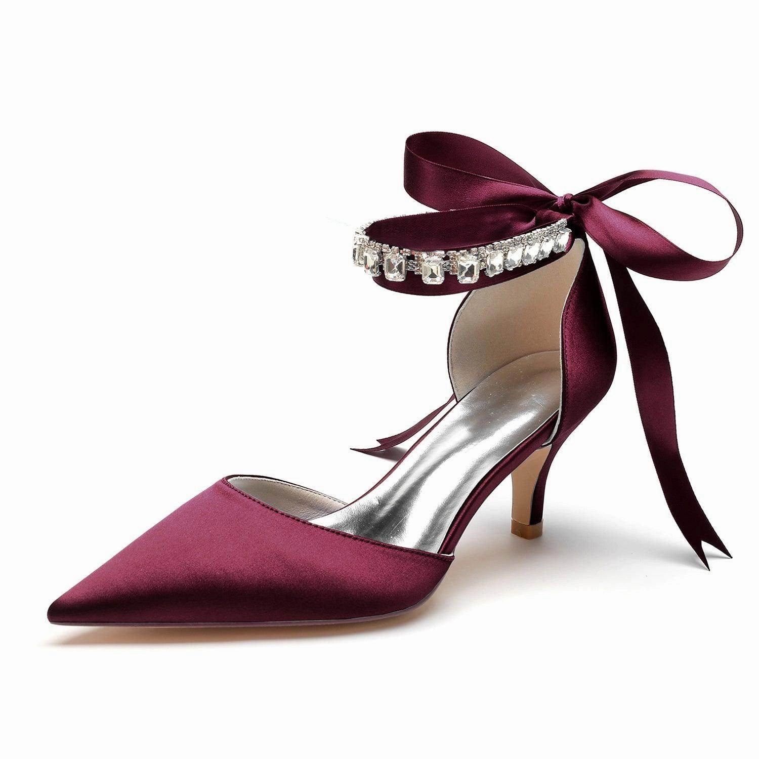 Stiletto Heel 6cm Silk-Like Shoes CK0357