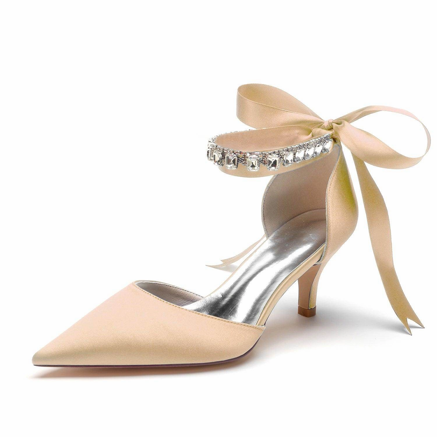 Stiletto Heel 6cm Silk-Like Shoes CK0357
