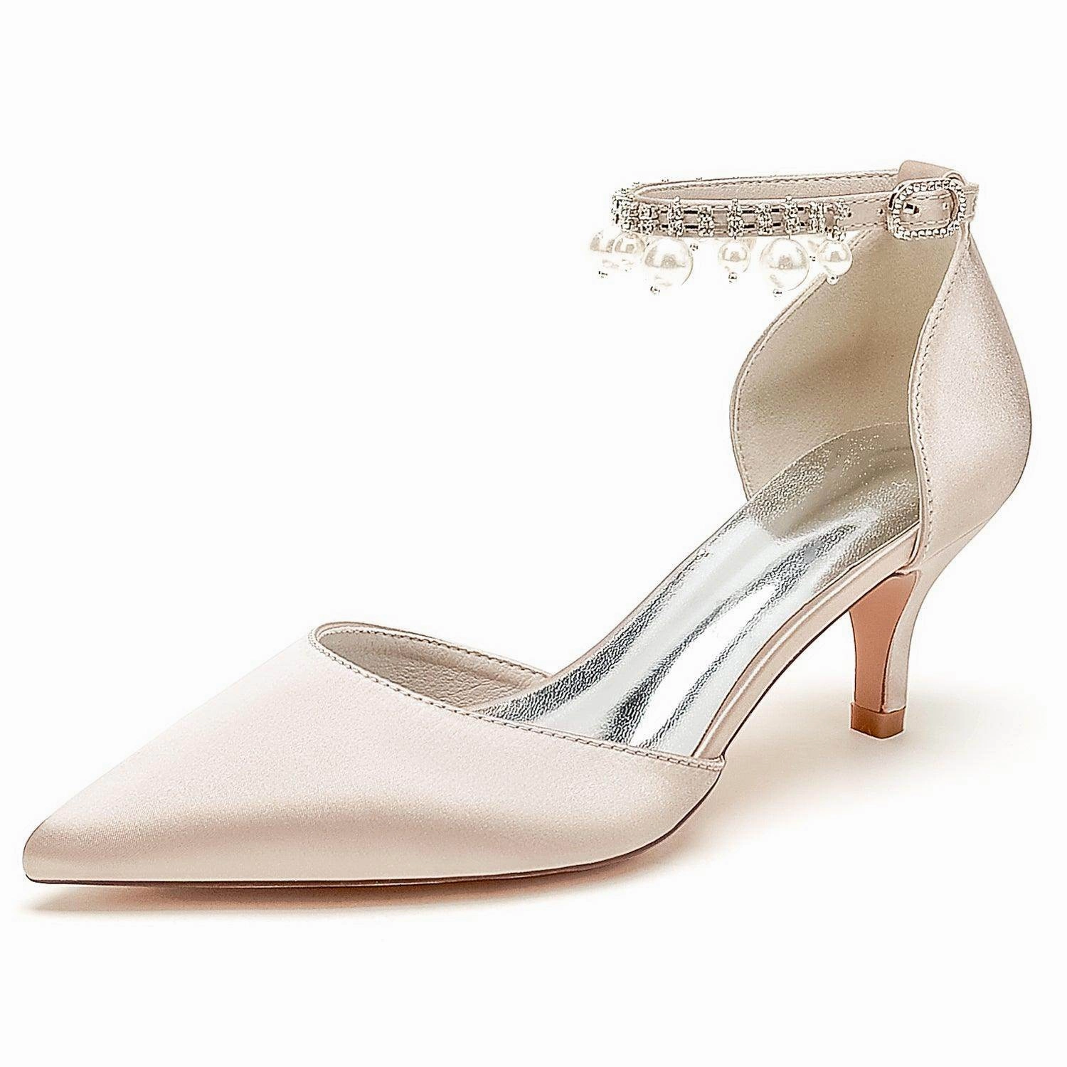 Stiletto Heel 6cm Silk-Like Shoes CK0421