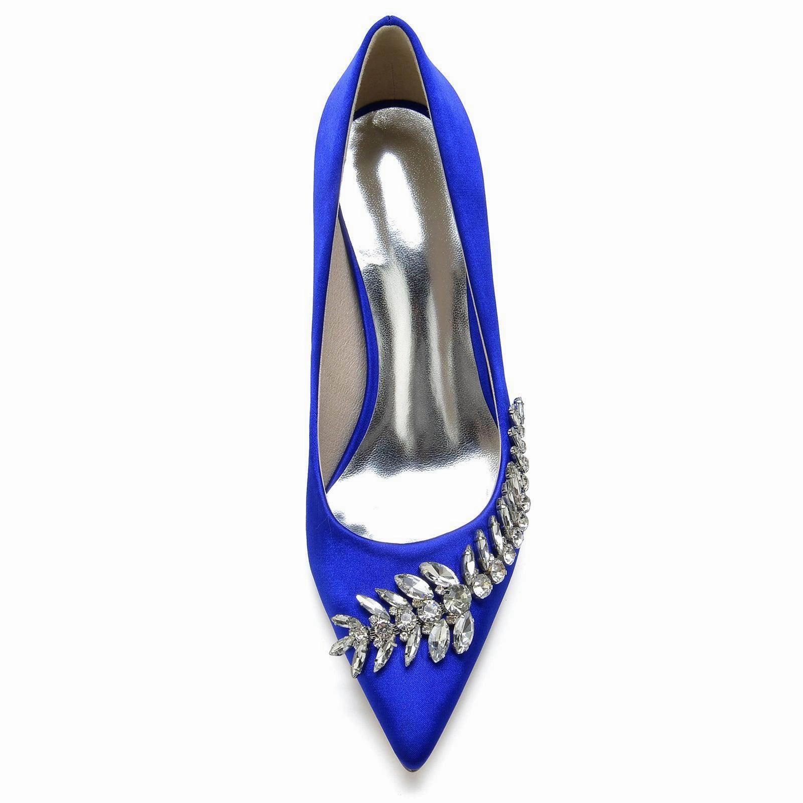 Stiletto Heel 8.5cm Silk-Like Shoes CK0149