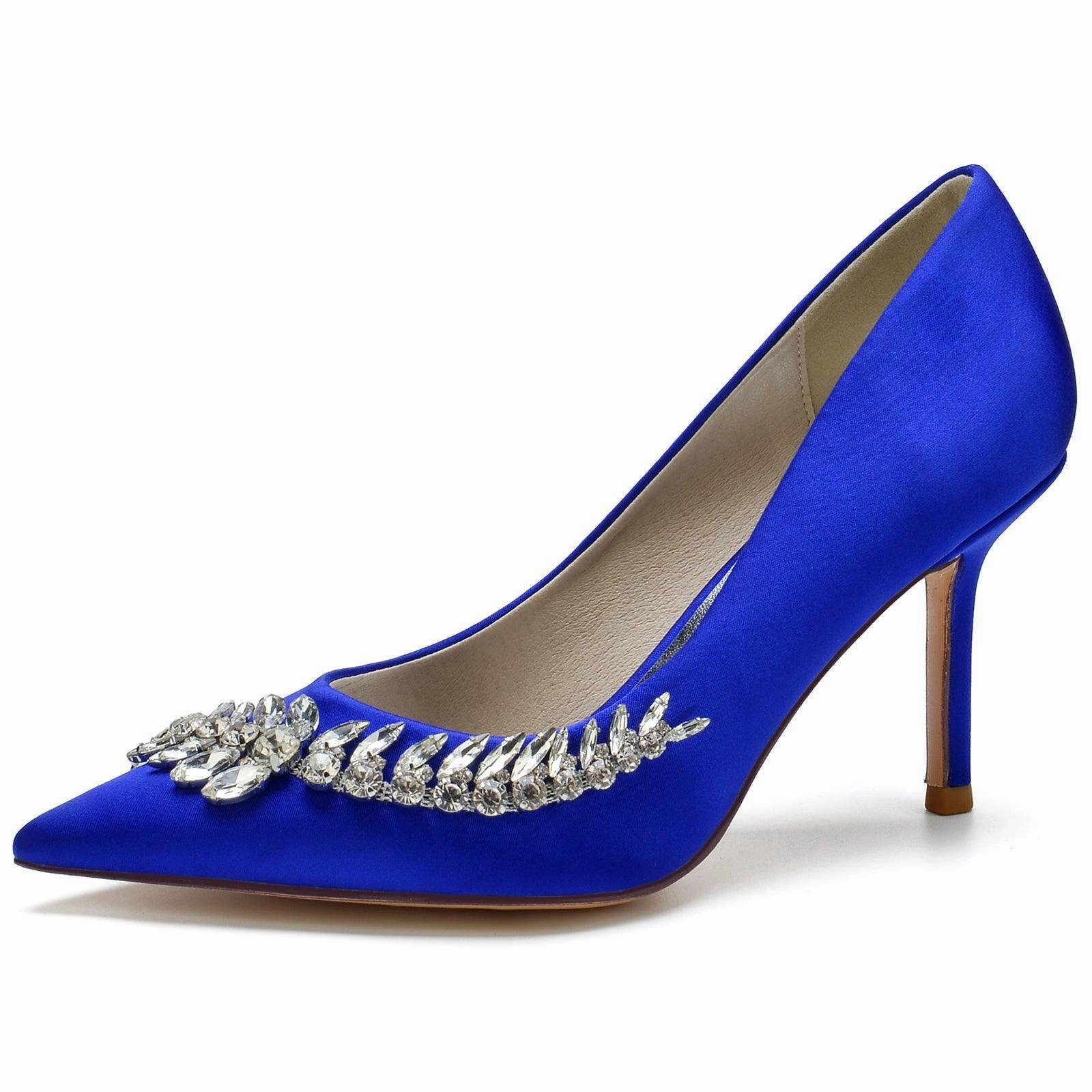 Stiletto Heel 8.5cm Silk-Like Shoes CK0149