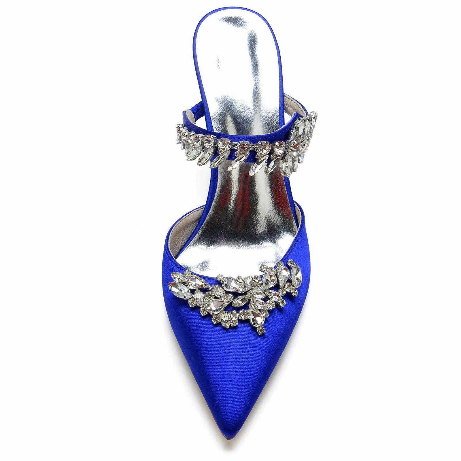 Stiletto Heel 8.5cm Silk-Like Shoes CK0158