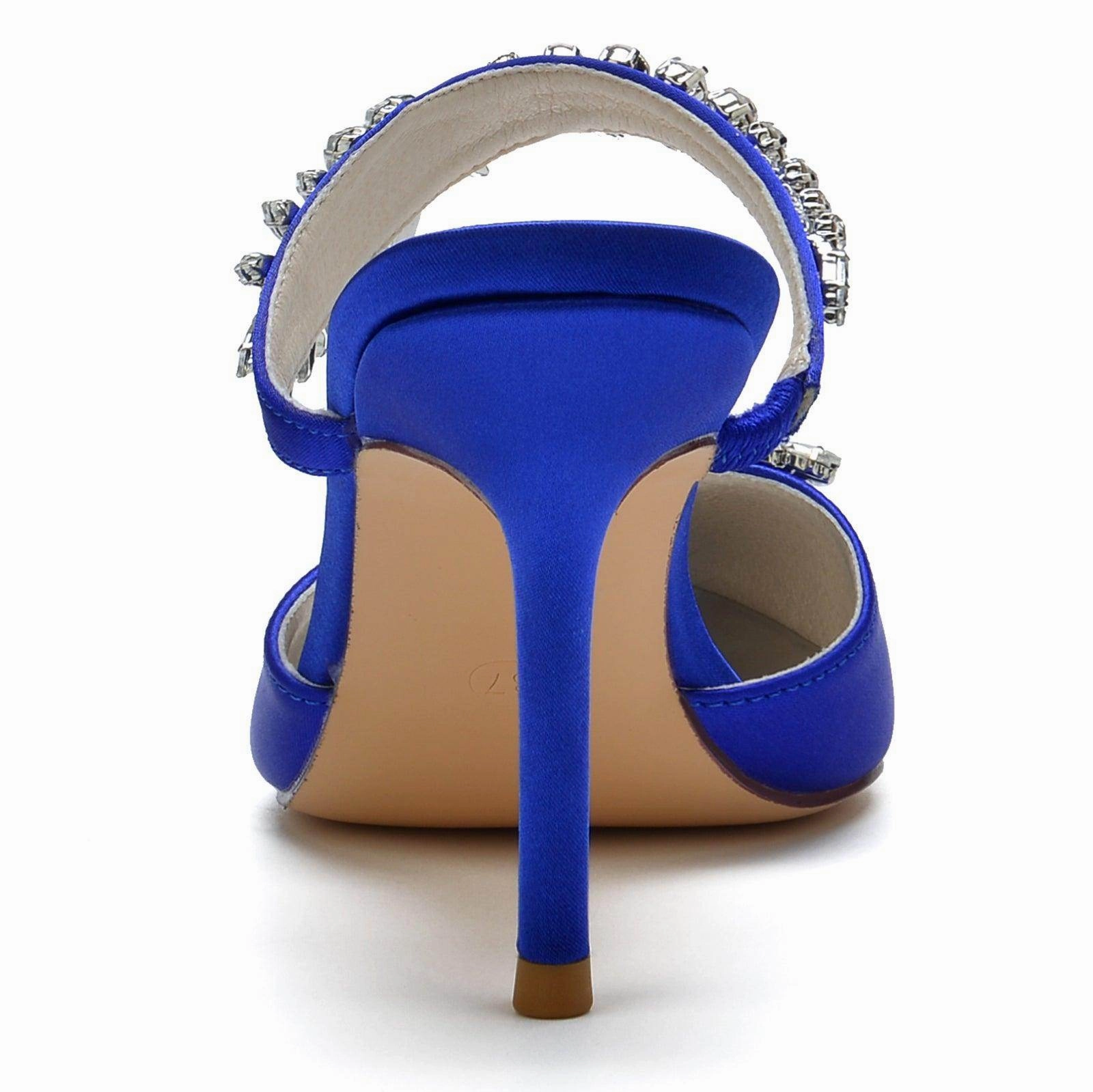 Stiletto Heel 8.5cm Silk-Like Shoes CK0158