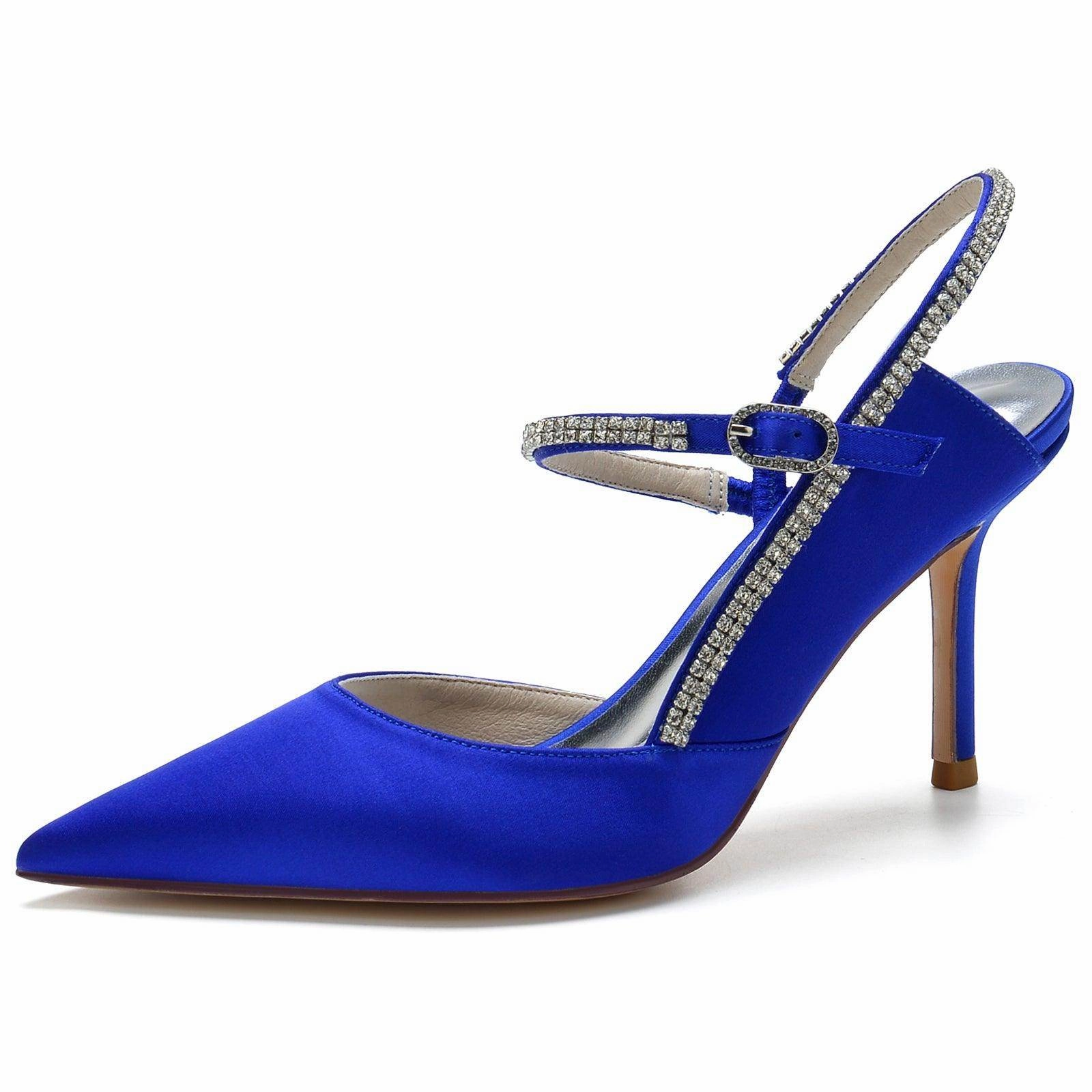 Stiletto Heel 8.5cm Silk-Like Shoes CK0161