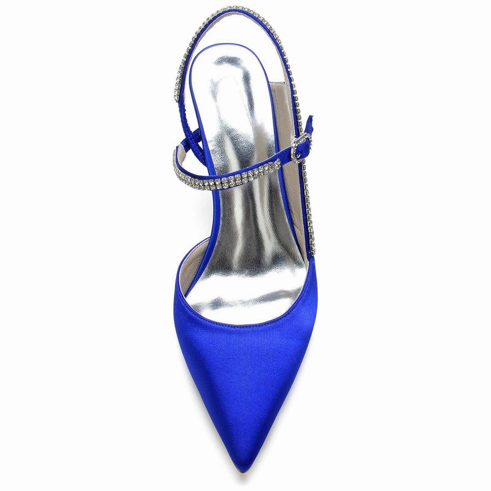 Stiletto Heel 8.5cm Silk-Like Shoes CK0161