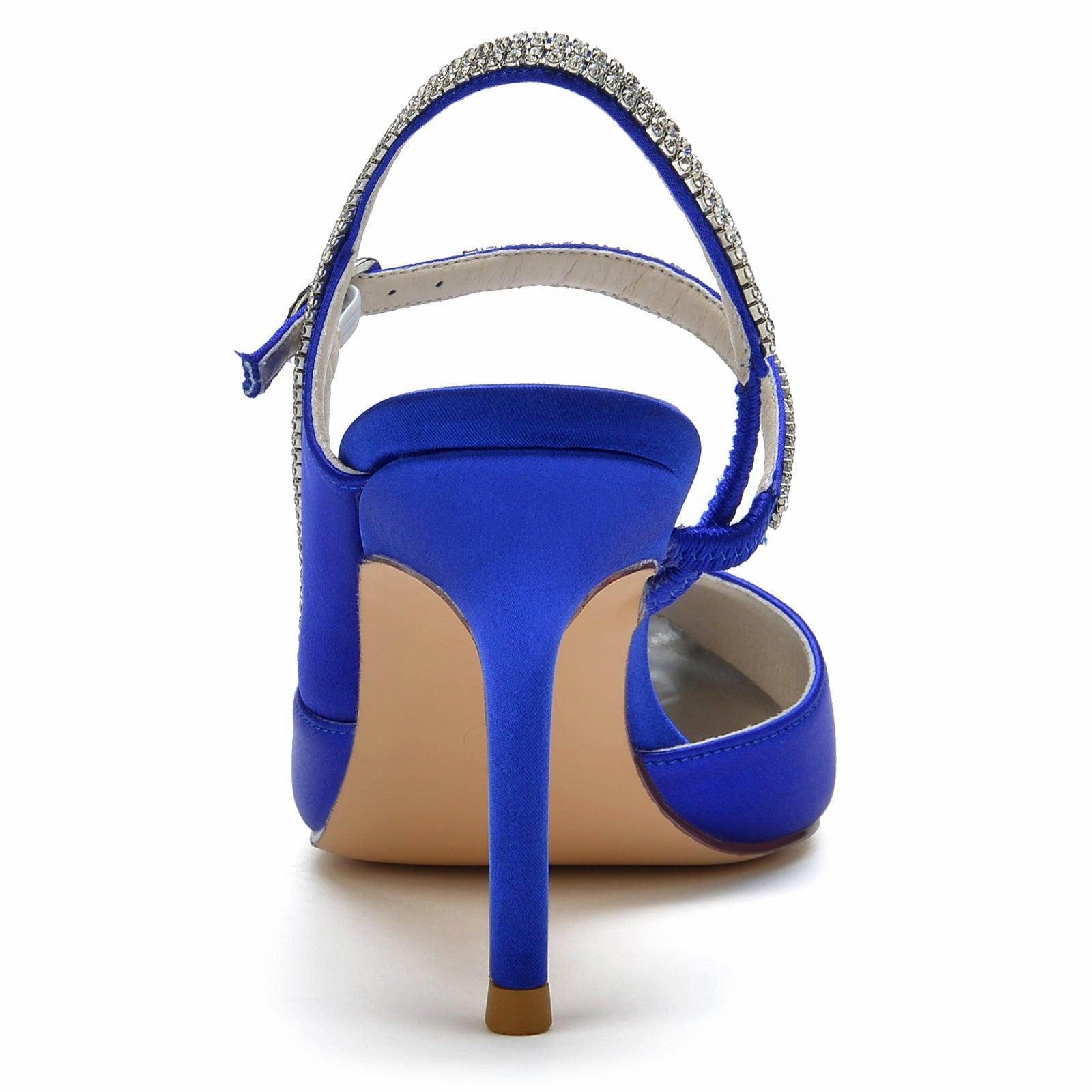 Stiletto Heel 8.5cm Silk-Like Shoes CK0161