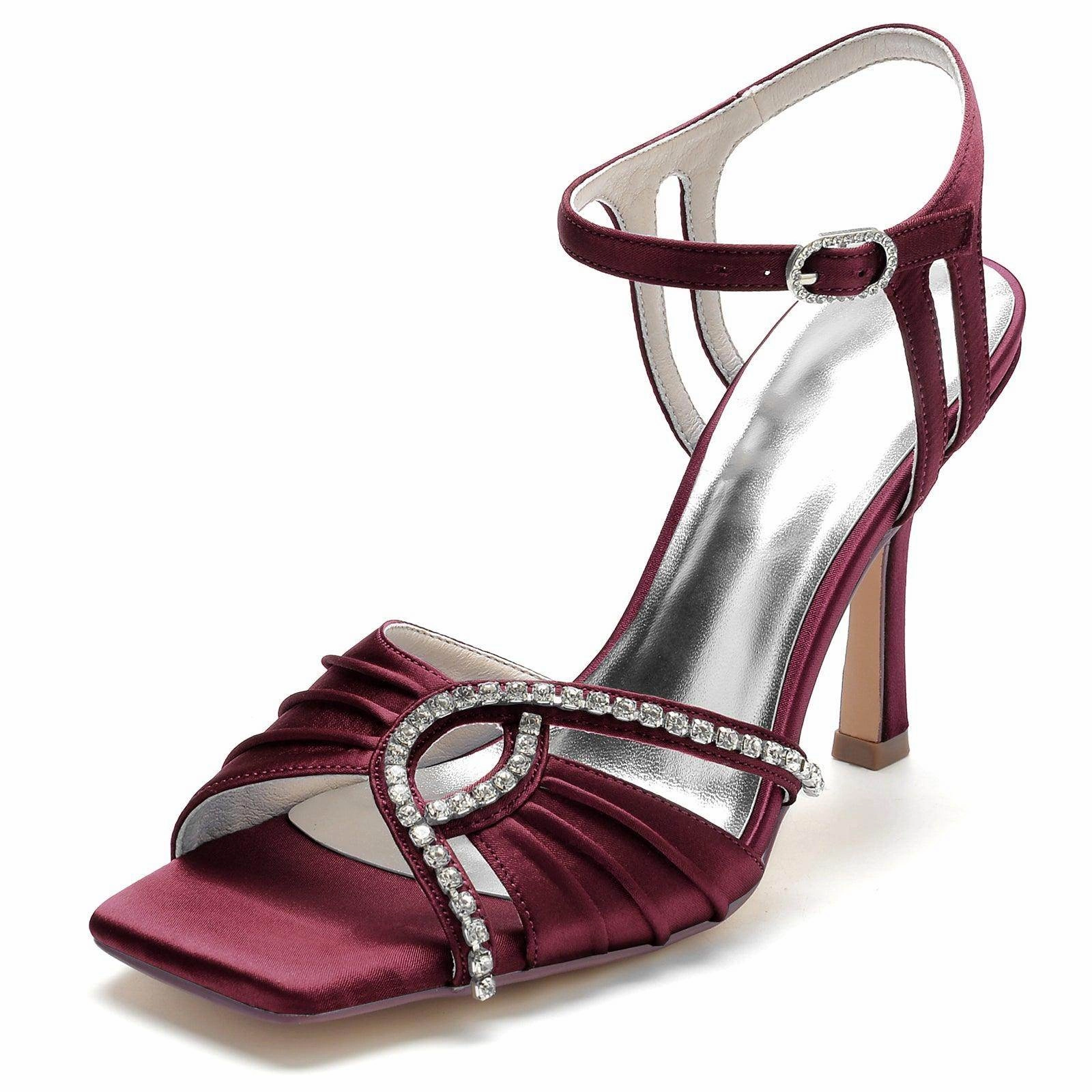 Stiletto Heel 9.5cm Silk-Like Shoes CK0341