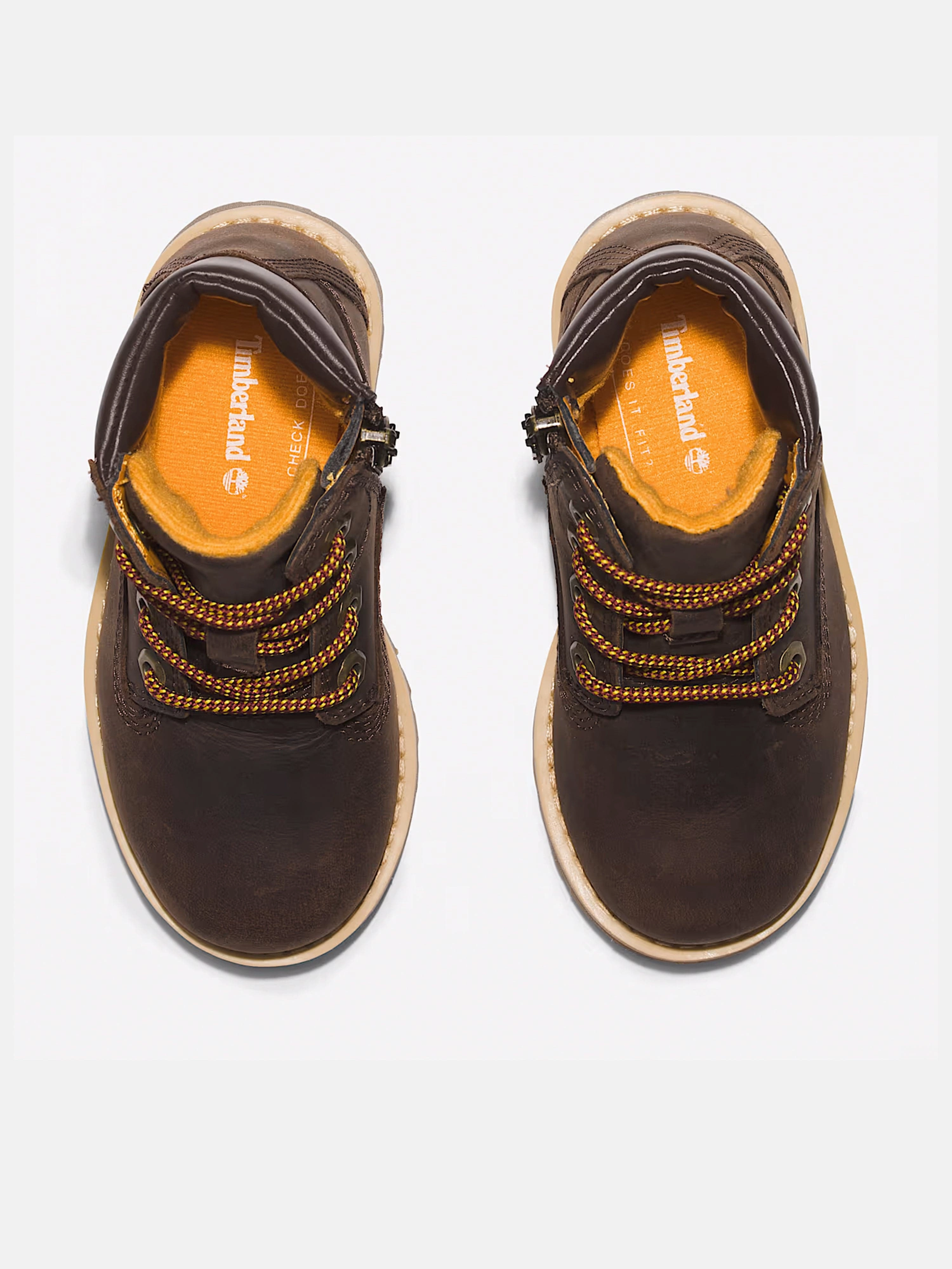 Timberland Kids Mid Lace-Up Boots in Brown