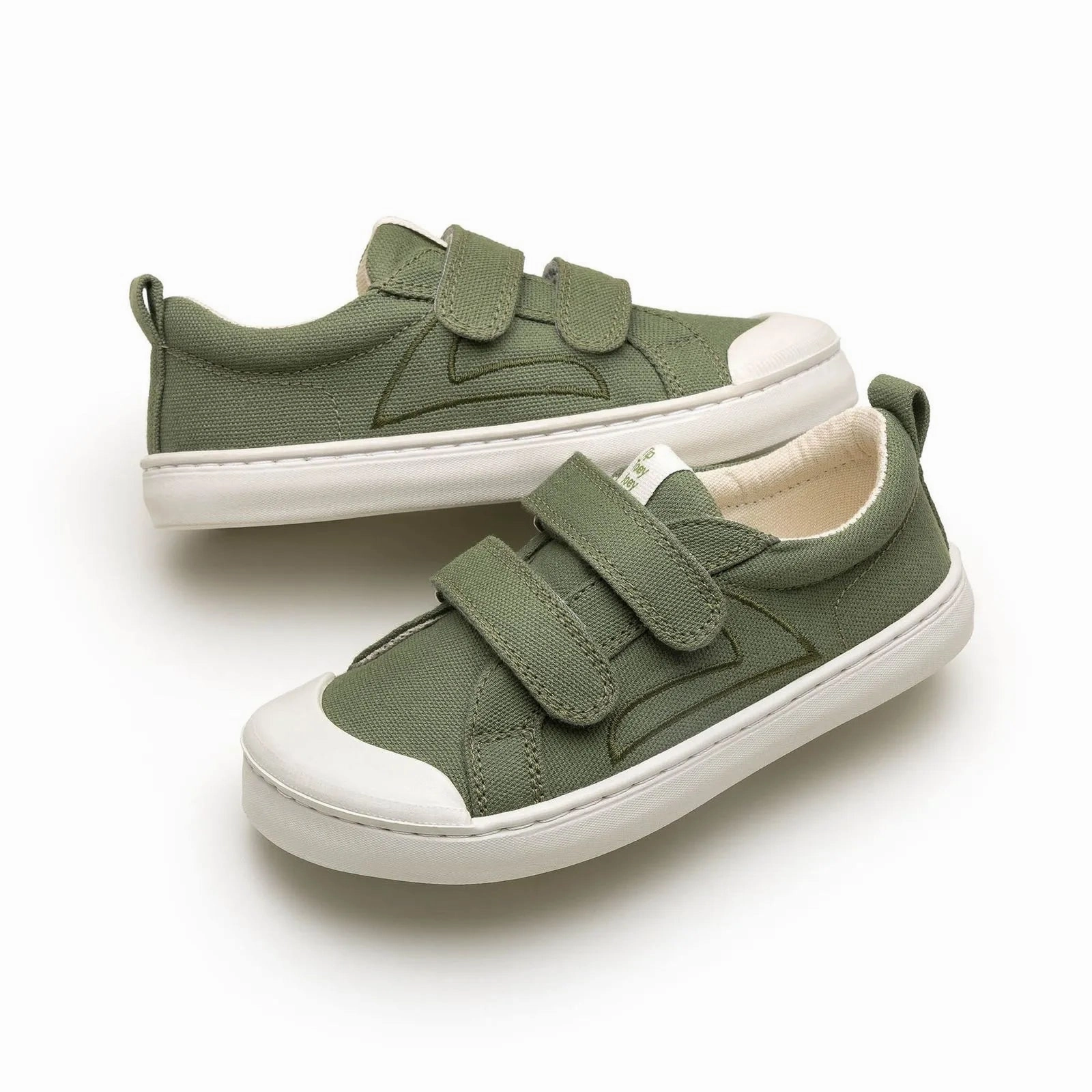 Tip Toey Joey Boy's and Girl's Ramp Green Sneakers - Lona Verde Pistache