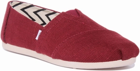Toms Alpargata In Cherry For Women