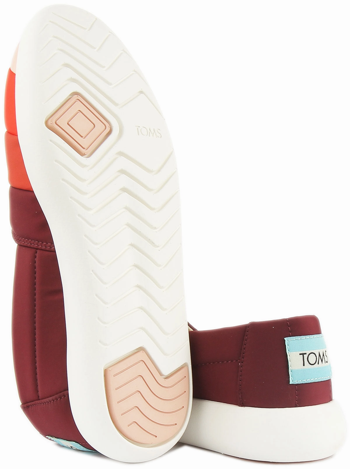 Toms Alpargata Mallow Shoes In Red Gradiant For Women
