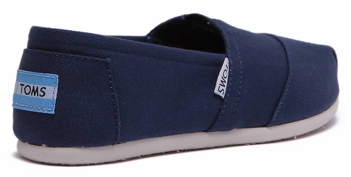Toms Classic Slip On In Navy