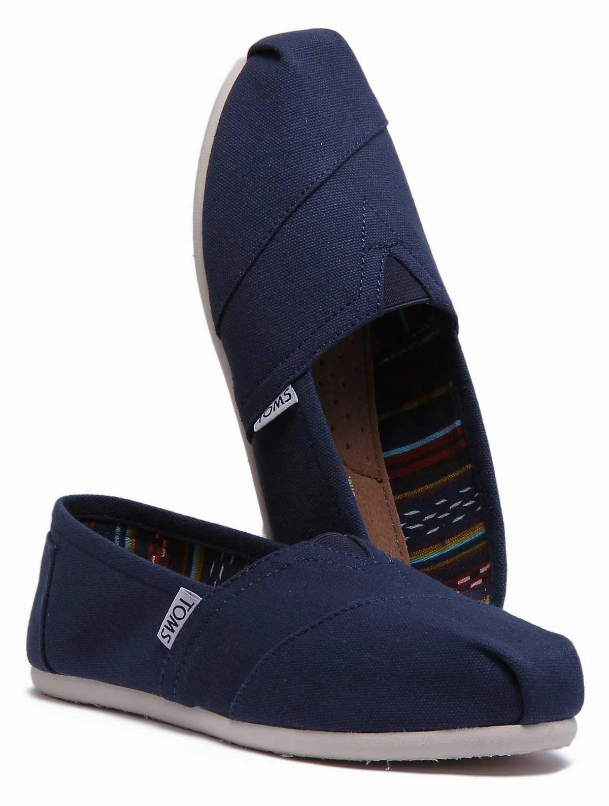 Toms Classic Slip On In Navy