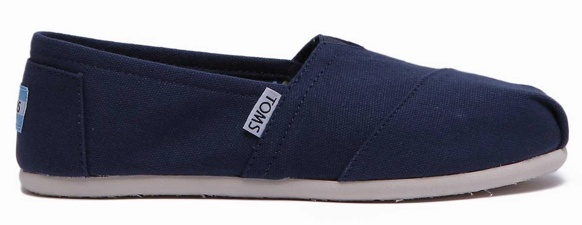 Toms Classic Slip On In Navy