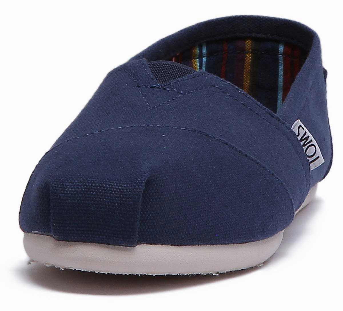 Toms Classic Slip On In Navy