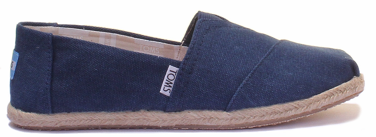 Toms Classic Slip On In Navy