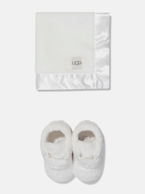 UGG Baby Bixbee And Lovey Gift Set in Ivory