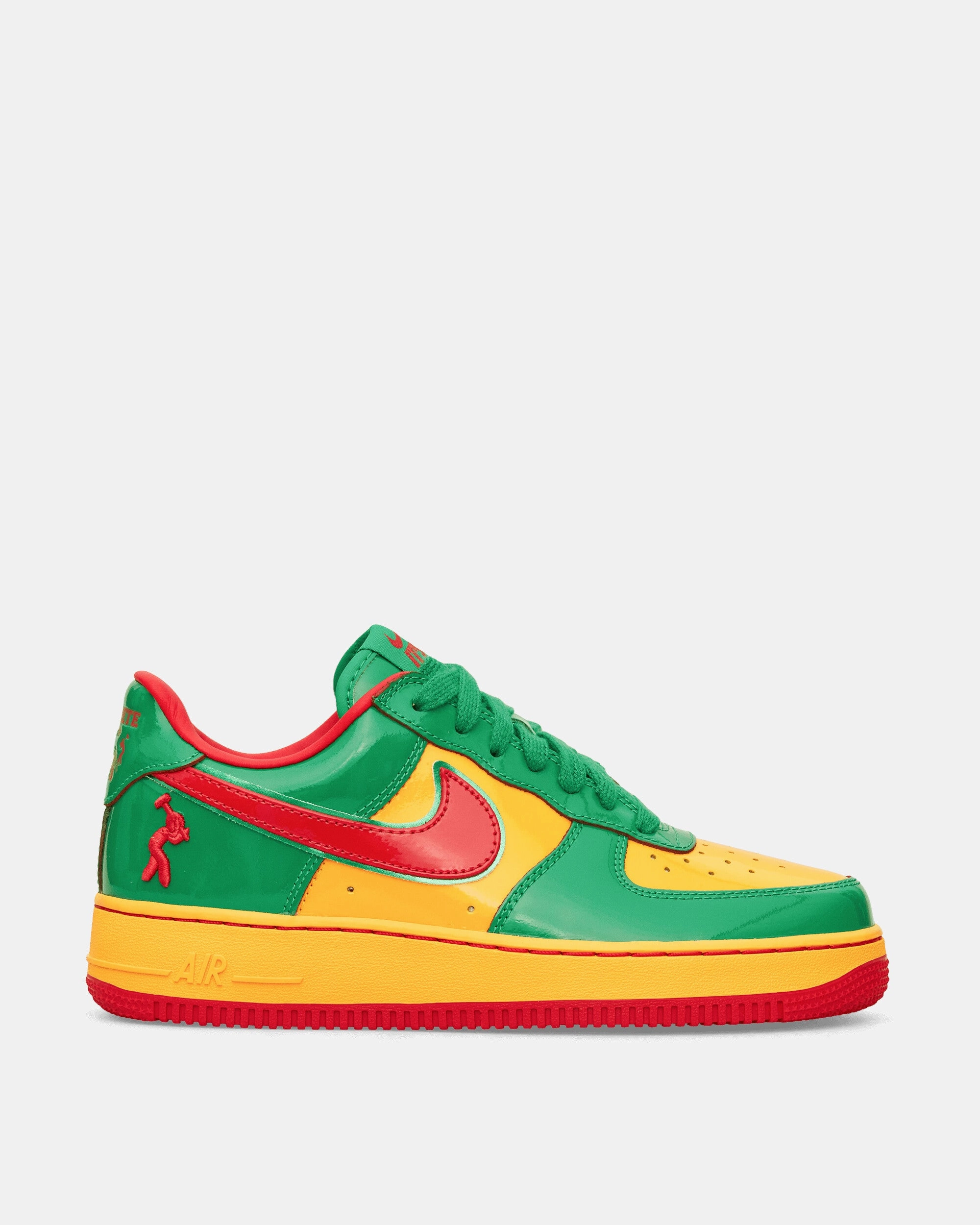 Us Force 1 Sneakers Lucky Green / Mystic Red