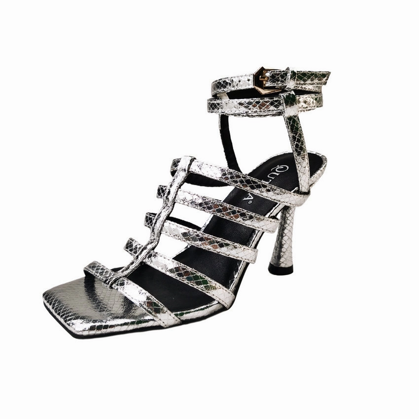 USS Shoes Amara Women's Thin High Heel Ankle Strap Sandals
