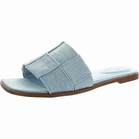 Vanelli Womens Woven Canvas Slide Sandals