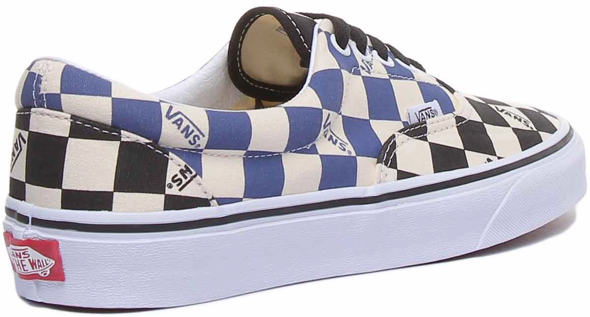 Vans Classic Era Check In Black Blue For Men