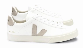 Veja Campo Chromefree Lace Up White Sneaker Shoes