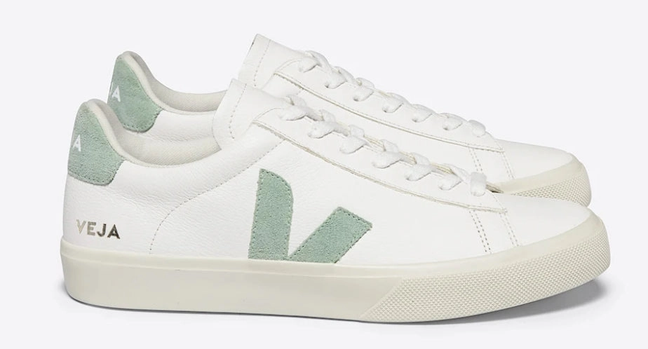 Veja Campo Extra White Matcha Leather Sneakers