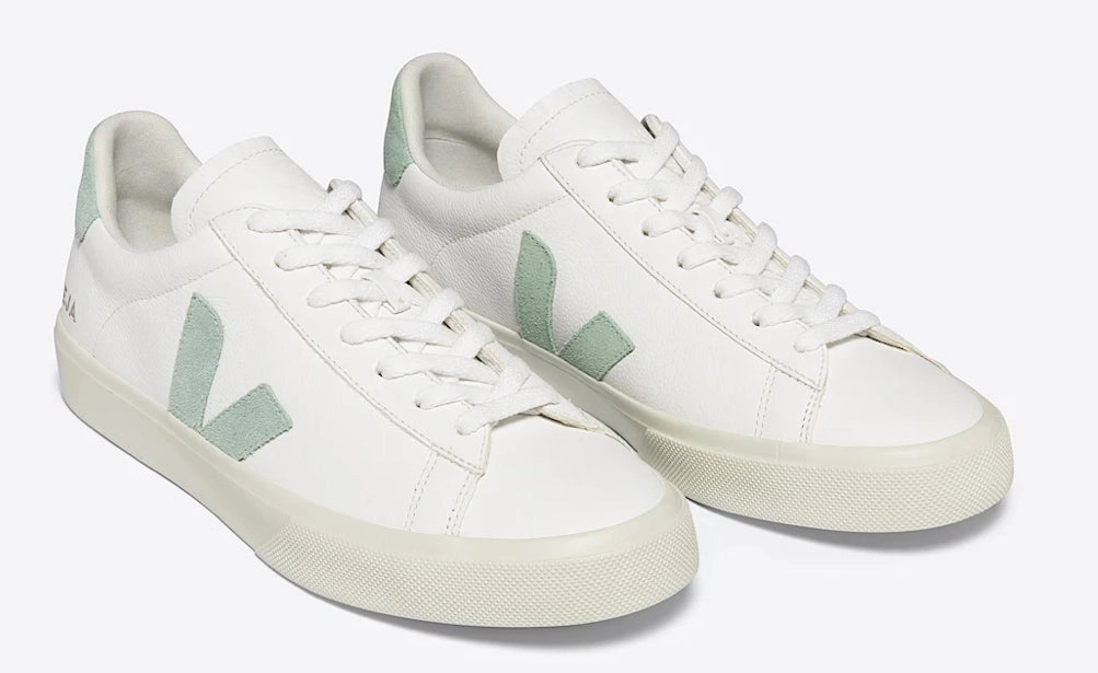 Veja Campo Extra White Matcha Leather Sneakers