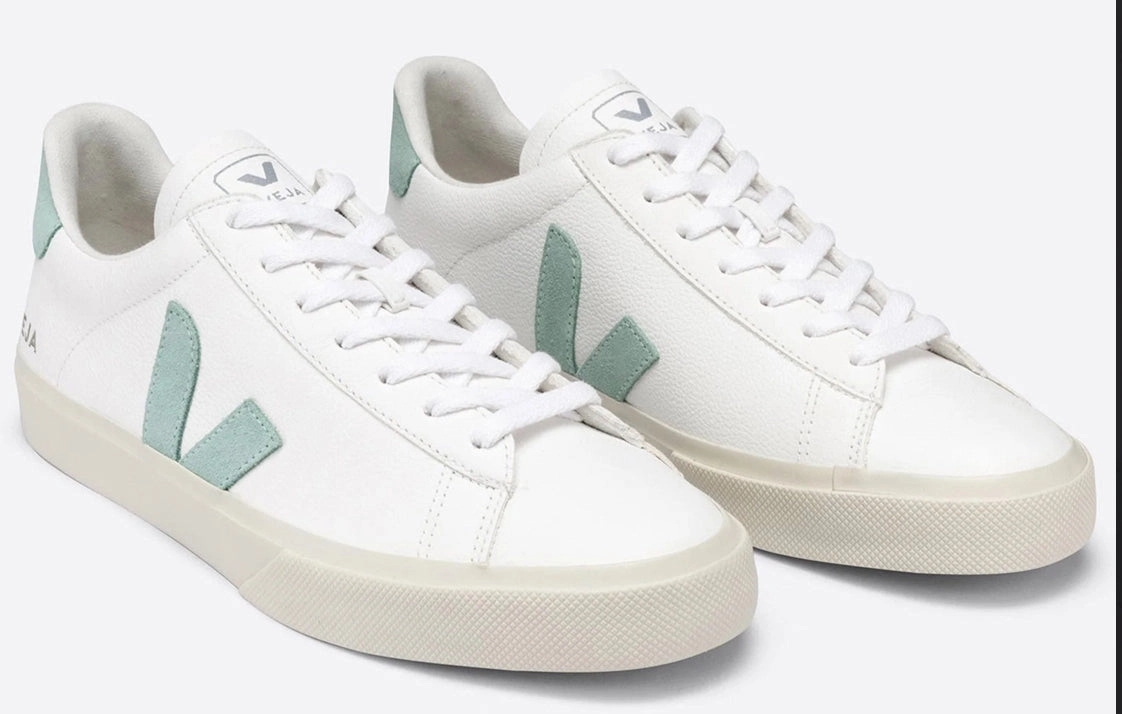 Veja Campo Extra White Matcha Leather Sneakers