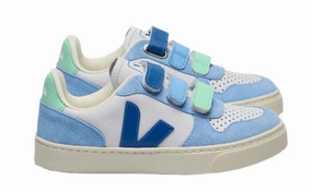 Veja Ice Blue Multico-Indigo Velcro Sneakers