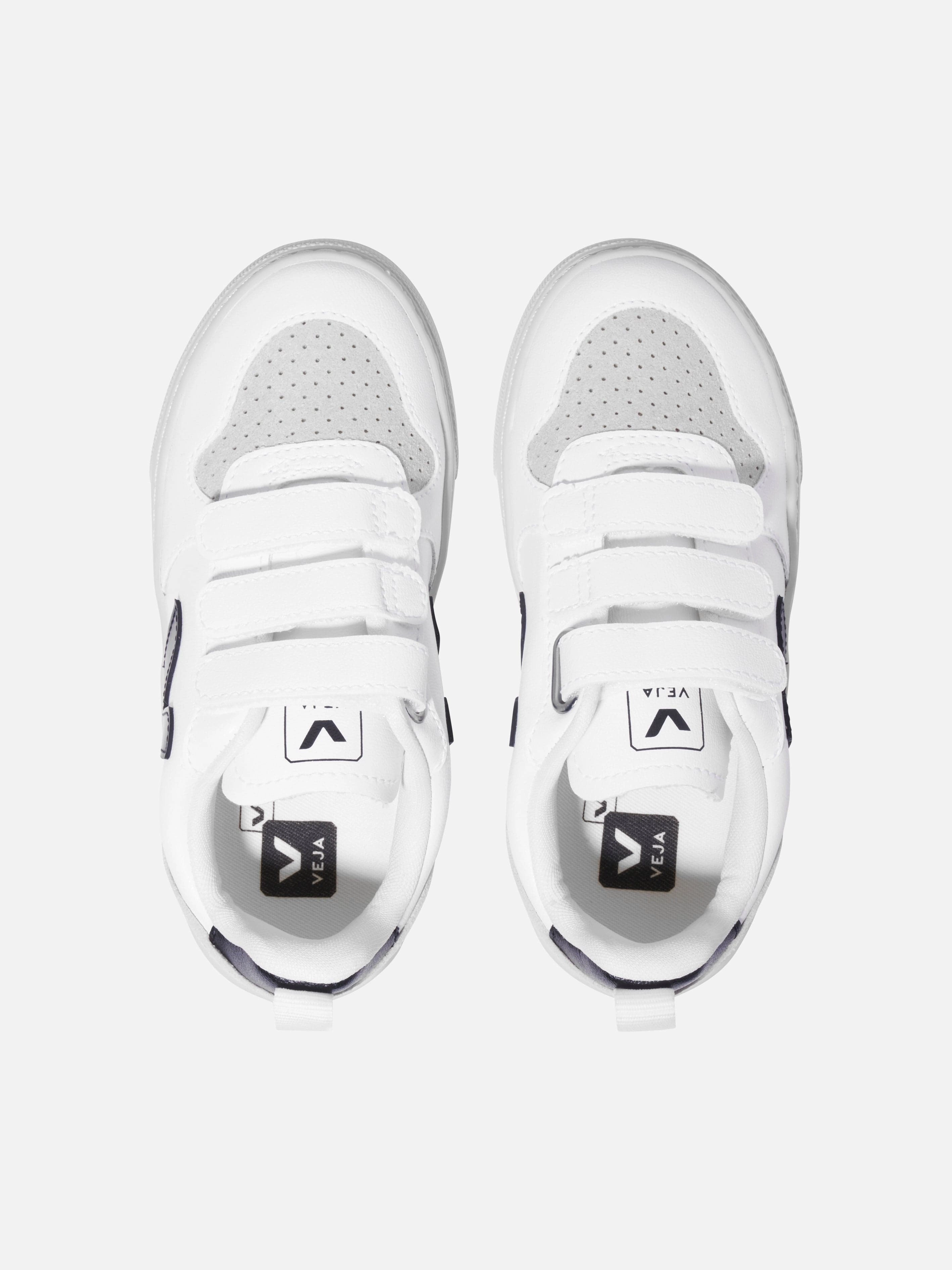 Veja Kids Canvas V-10 Trainers in White