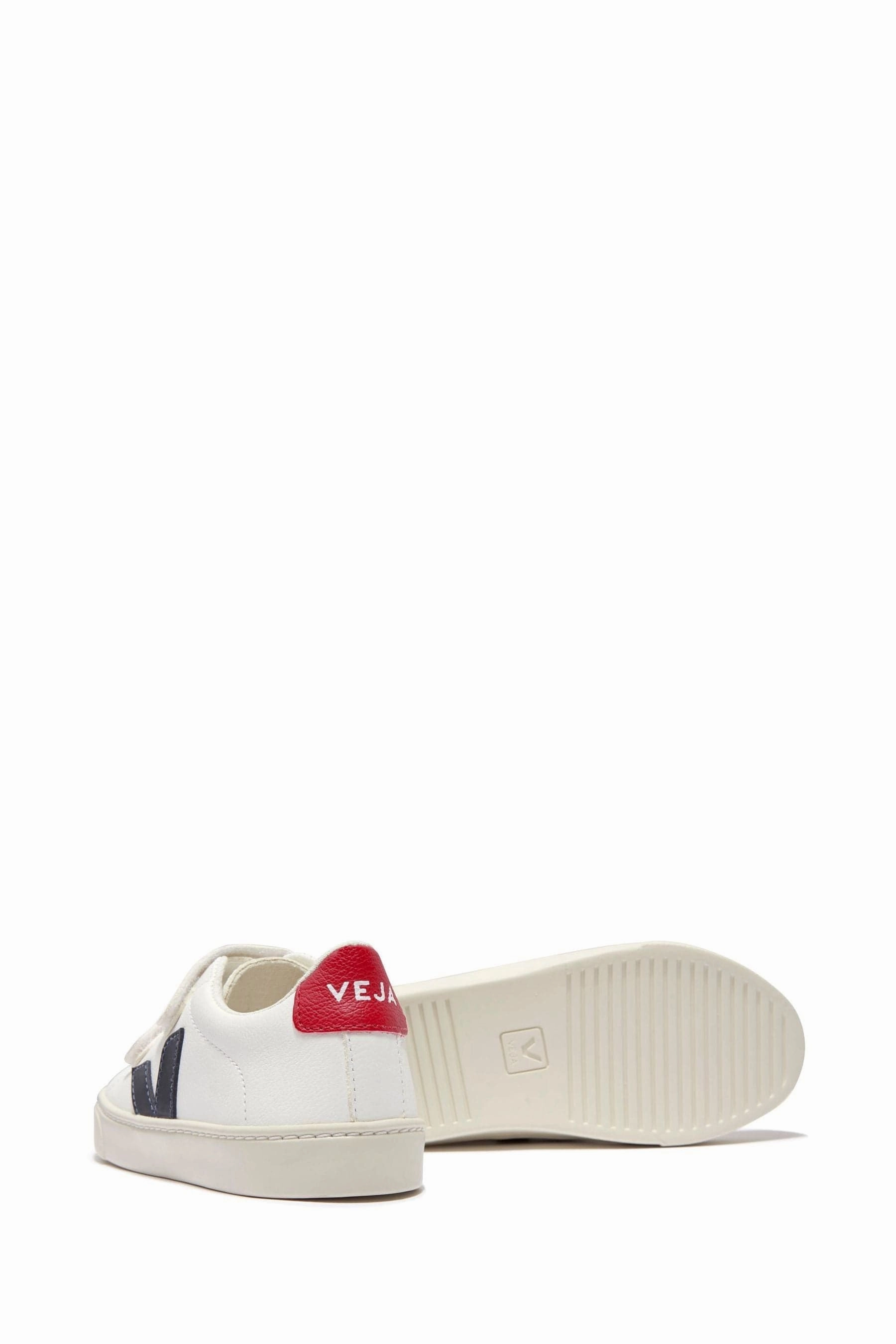 Veja Kids ChromeFree Leather Esplar Trainers in White