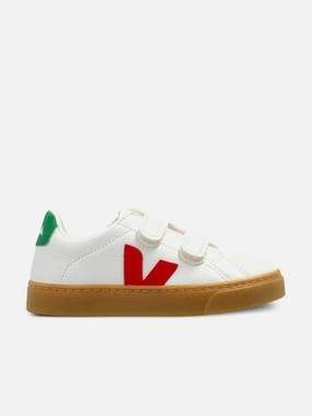 Veja Kids Chromefree Leather Small Esplar Traners in White