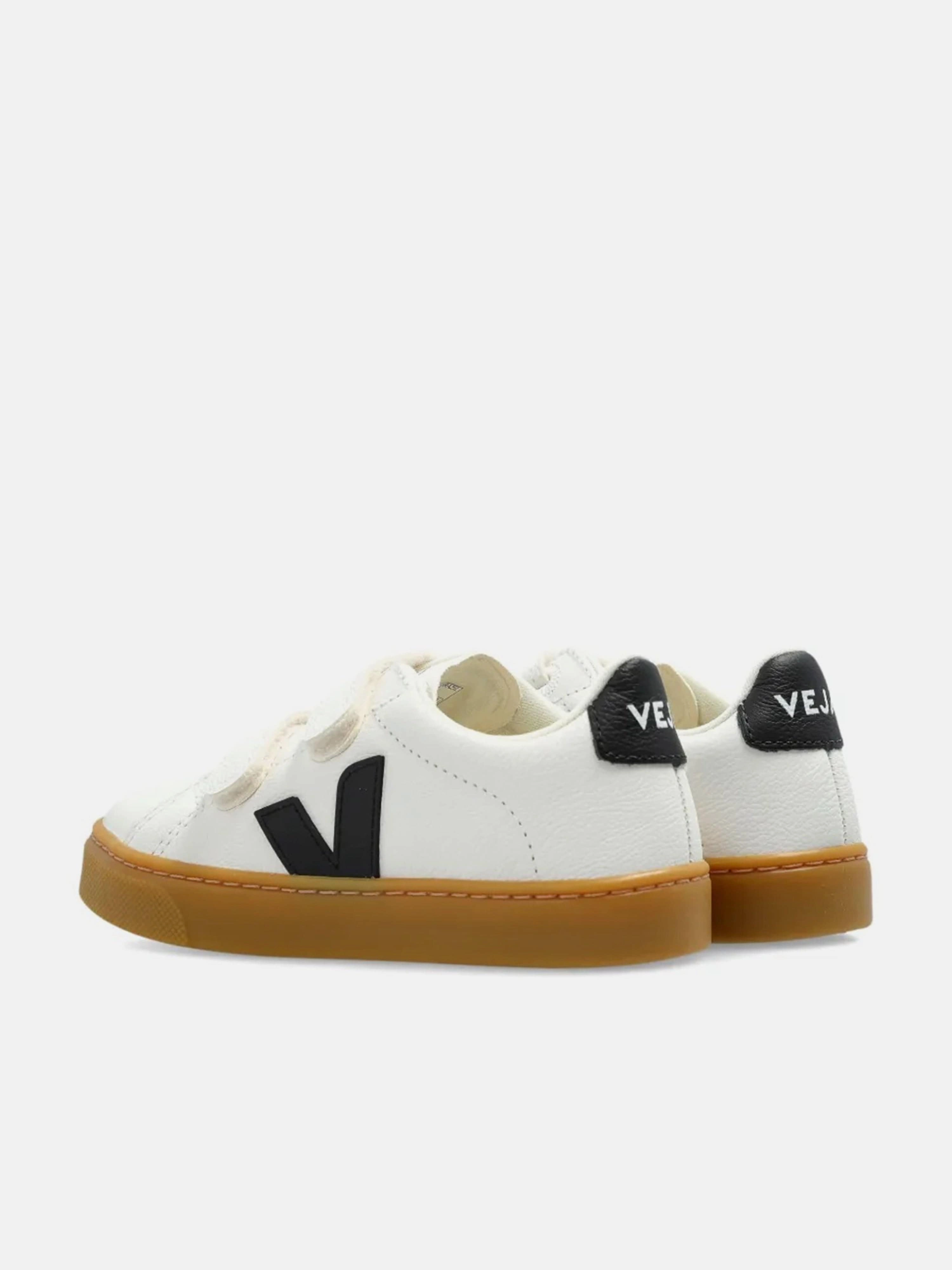 Veja Kids Chromefree Leather Small Esplar Traners in White