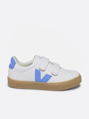 Veja Kids Esplar ChromeFree Leather Trainers in White