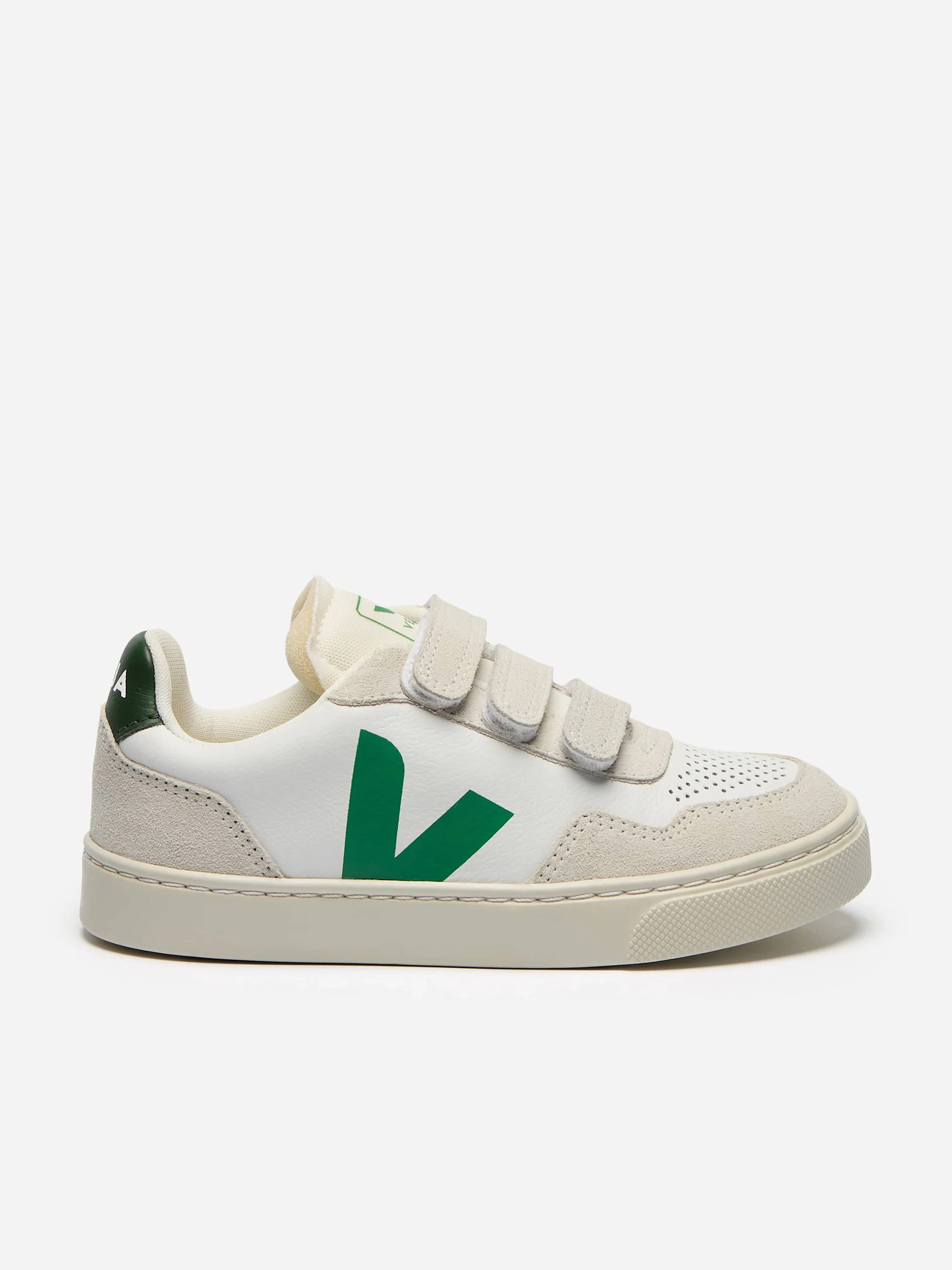 Veja Kids O.T Leather Small V-90 Trainers in White