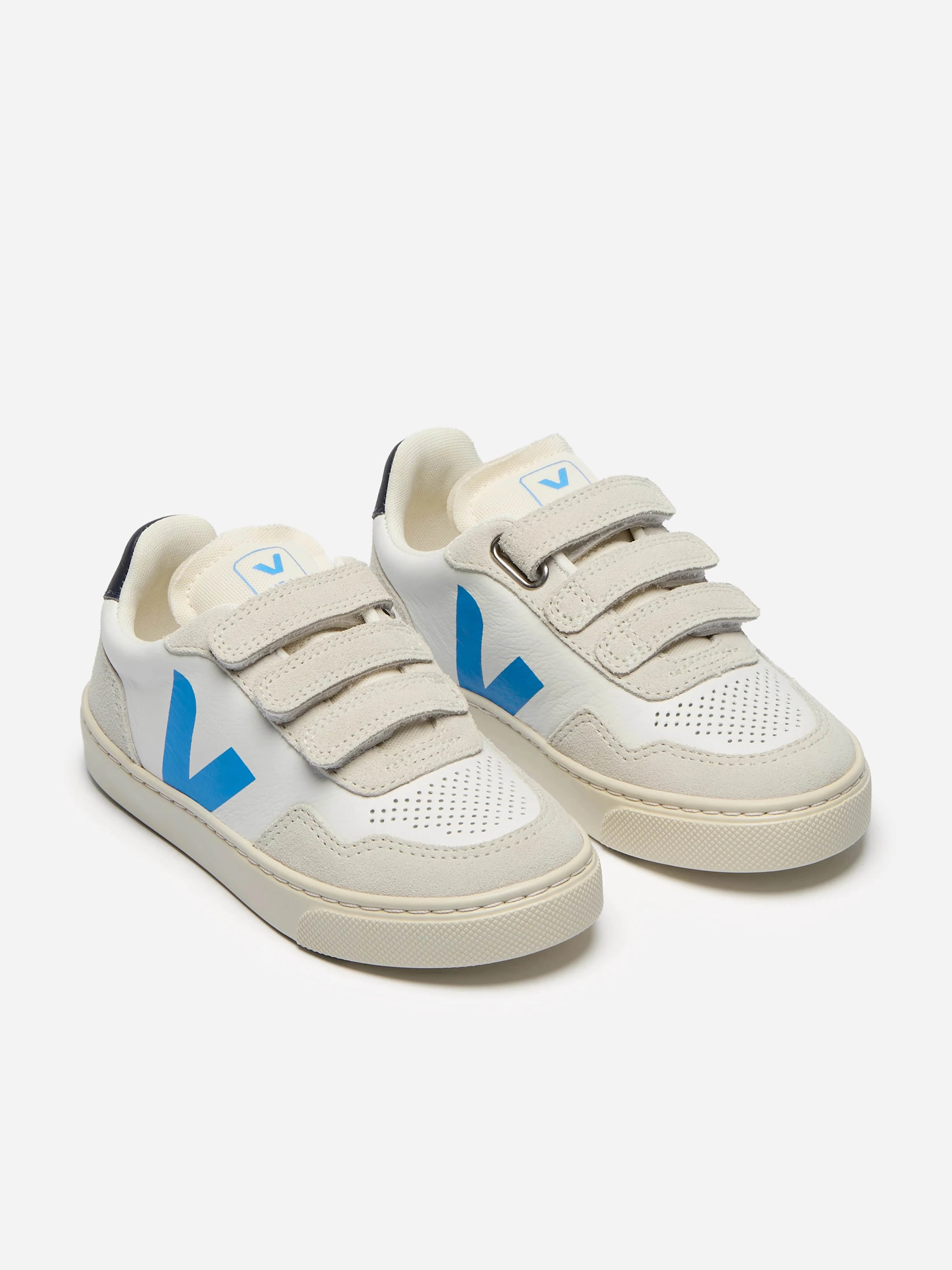 Veja Kids O.T Leather Small V-90 Trainers in White