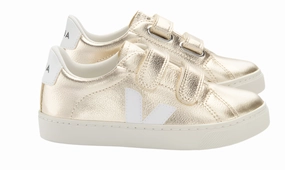 Veja Platine Gold Velcro Sneakers