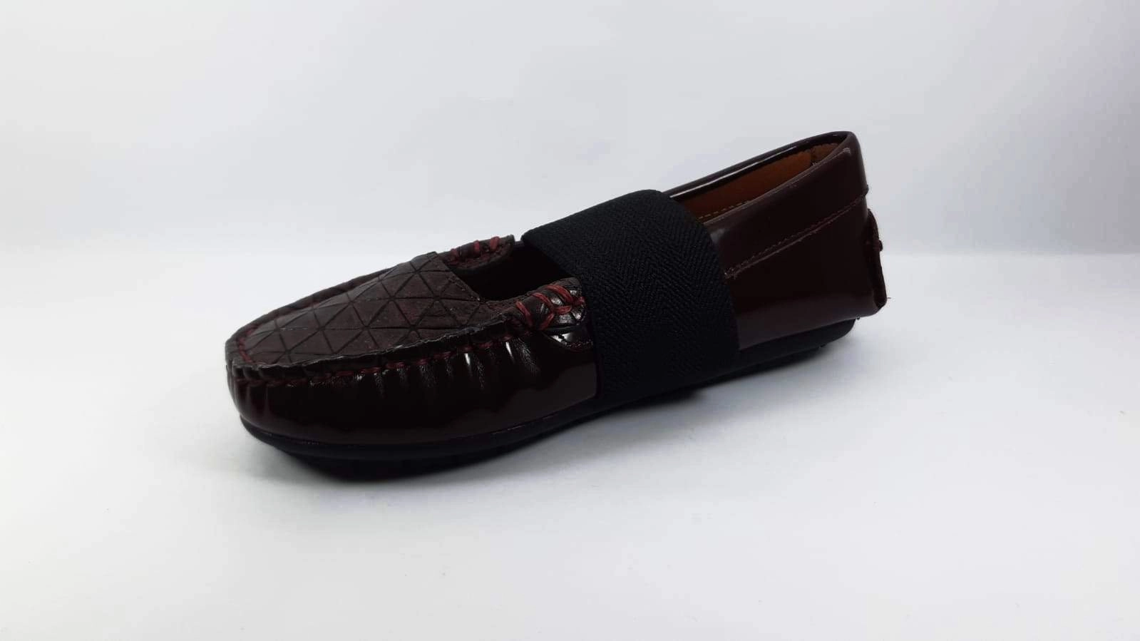 Venettini Lily Bordeau Moccasin with Strap