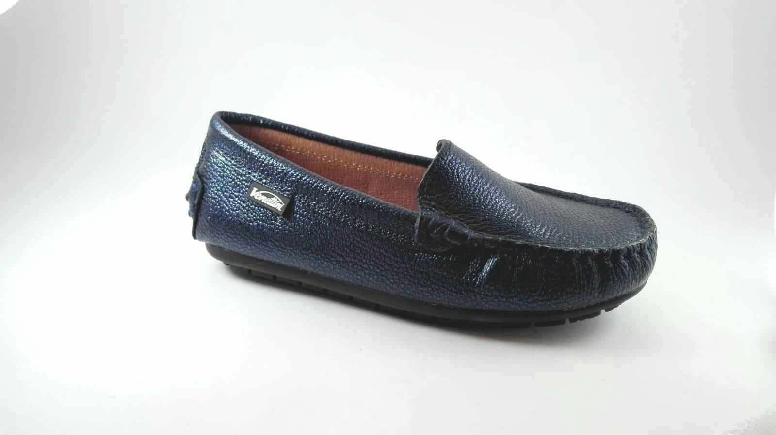Venettini Pearlized Gordy Blue Loafer