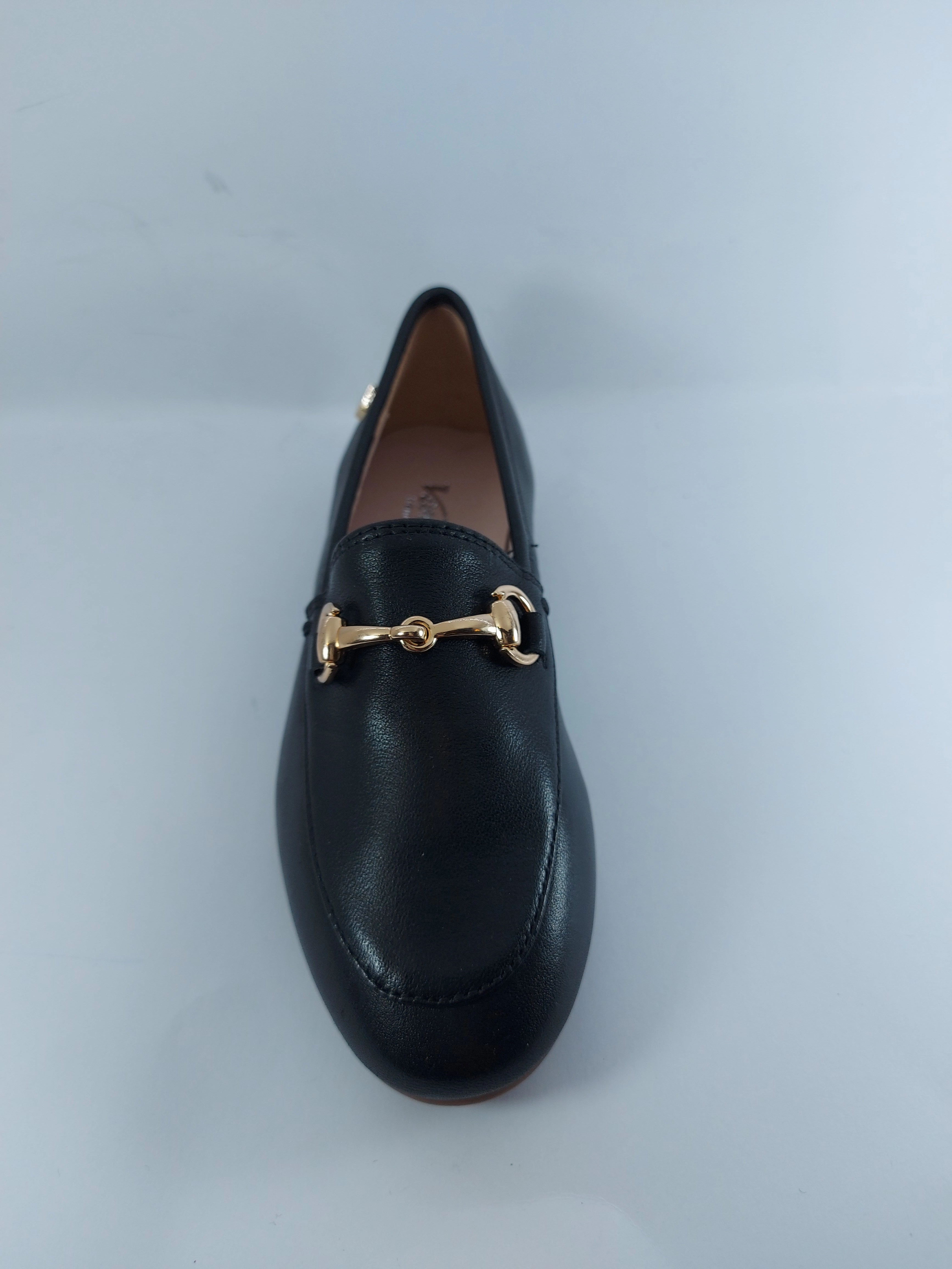 Venettini Rian Black Leather Loafer