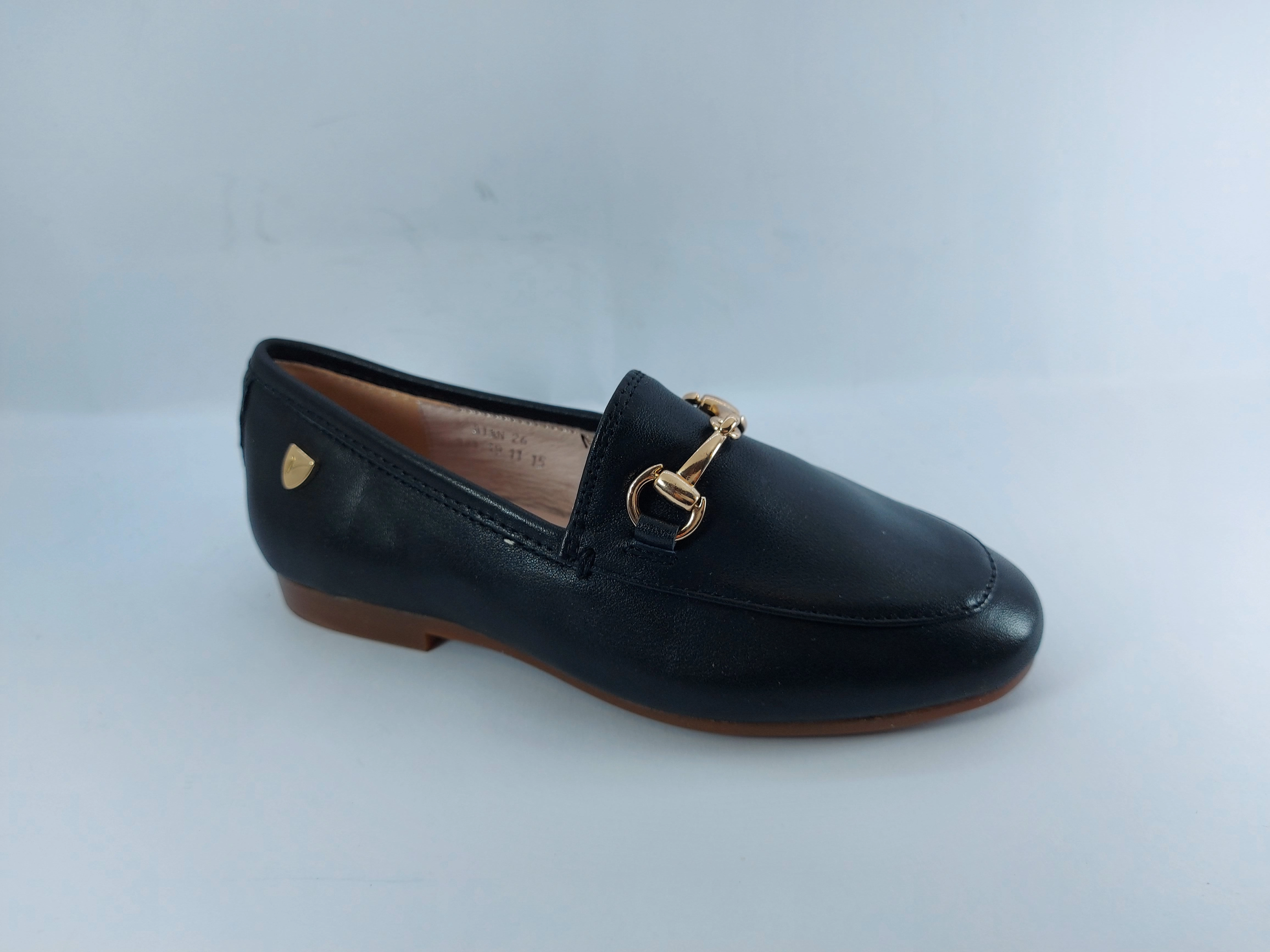 Venettini Rian Black Leather Loafer