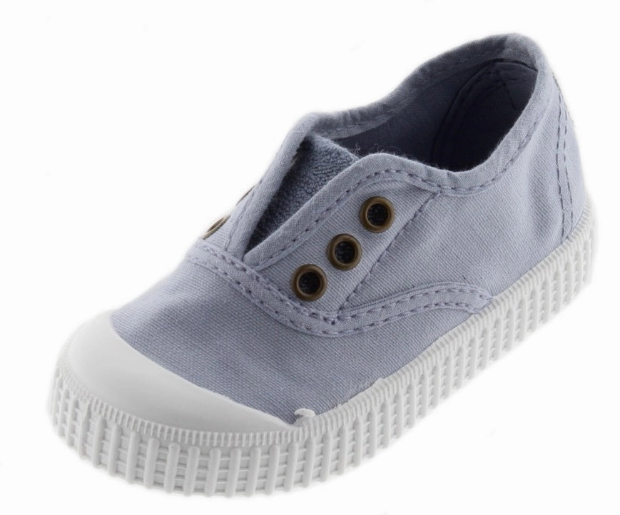 Victoria Girl's and Boy's Laceless Sneakers, Nube Cloud Blue