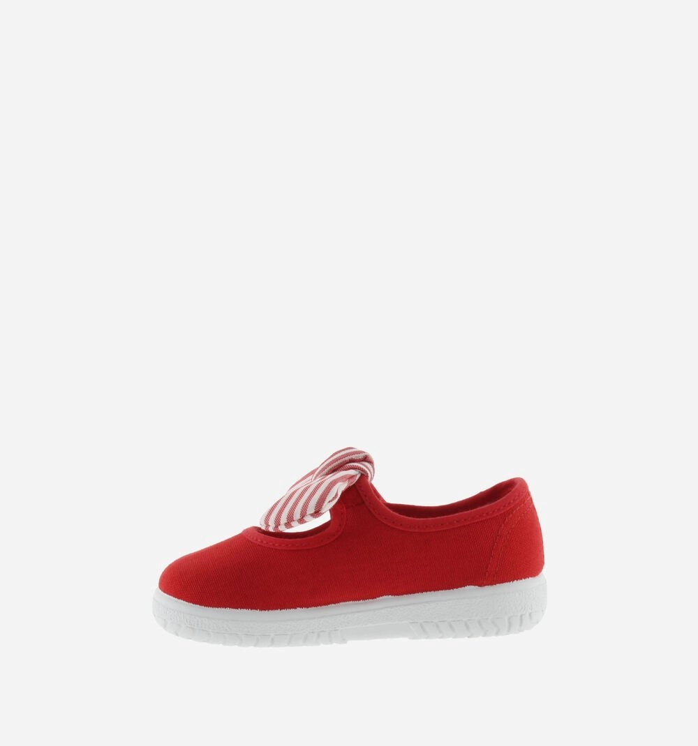 Victoria Girl's OJAL Canvas Mary Jane Shoes - Rojo