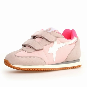 W6YZ Girl's Samoa Vl-J Casual Shoes - Cipria / White / Fuchsia Fluo