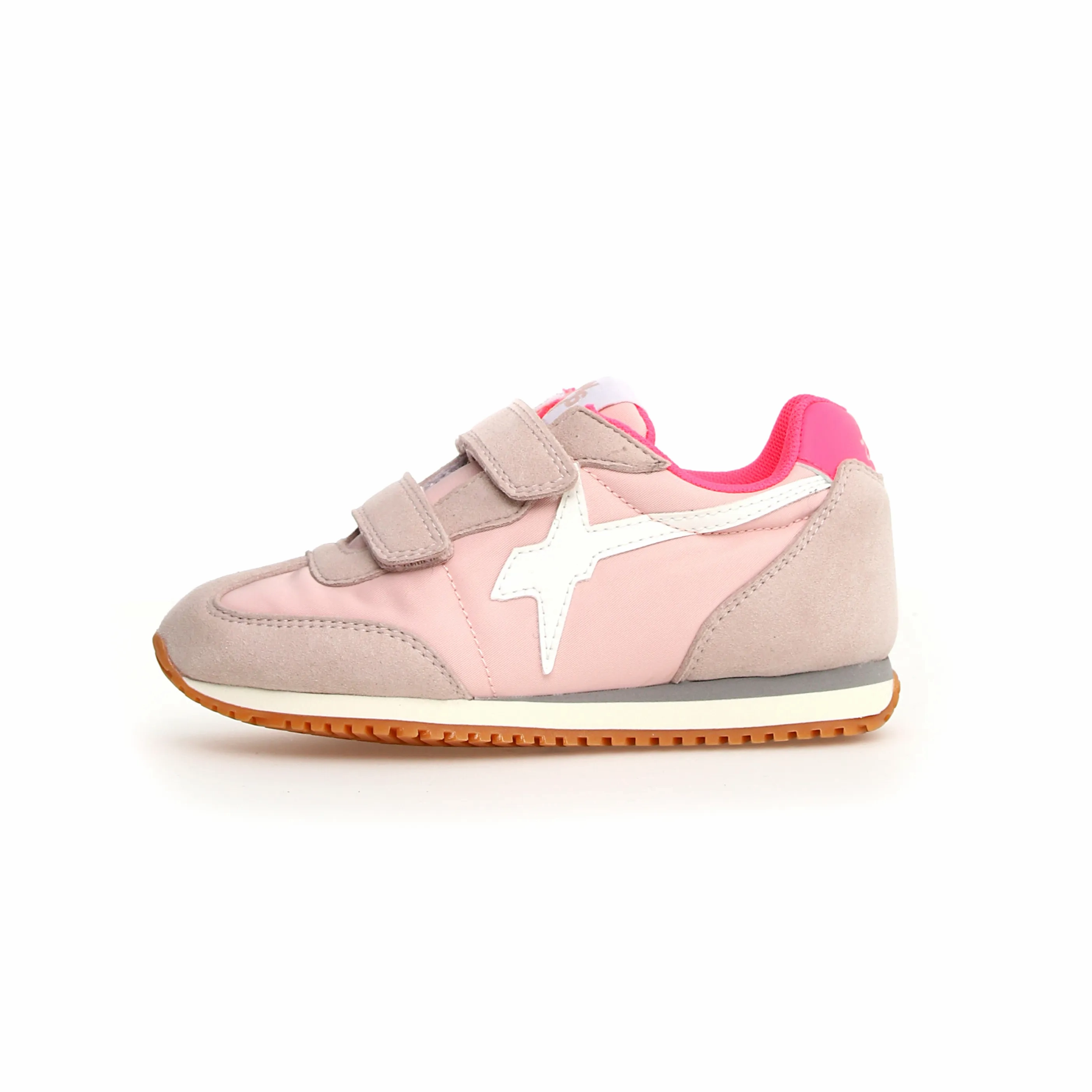 W6YZ Girl's Samoa Vl-J Casual Shoes - Cipria / White / Fuchsia Fluo