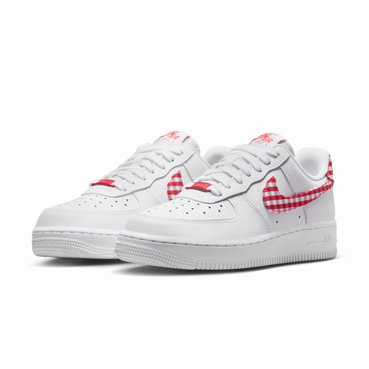 Wmns Air Force 1 07 'Gingham Red'