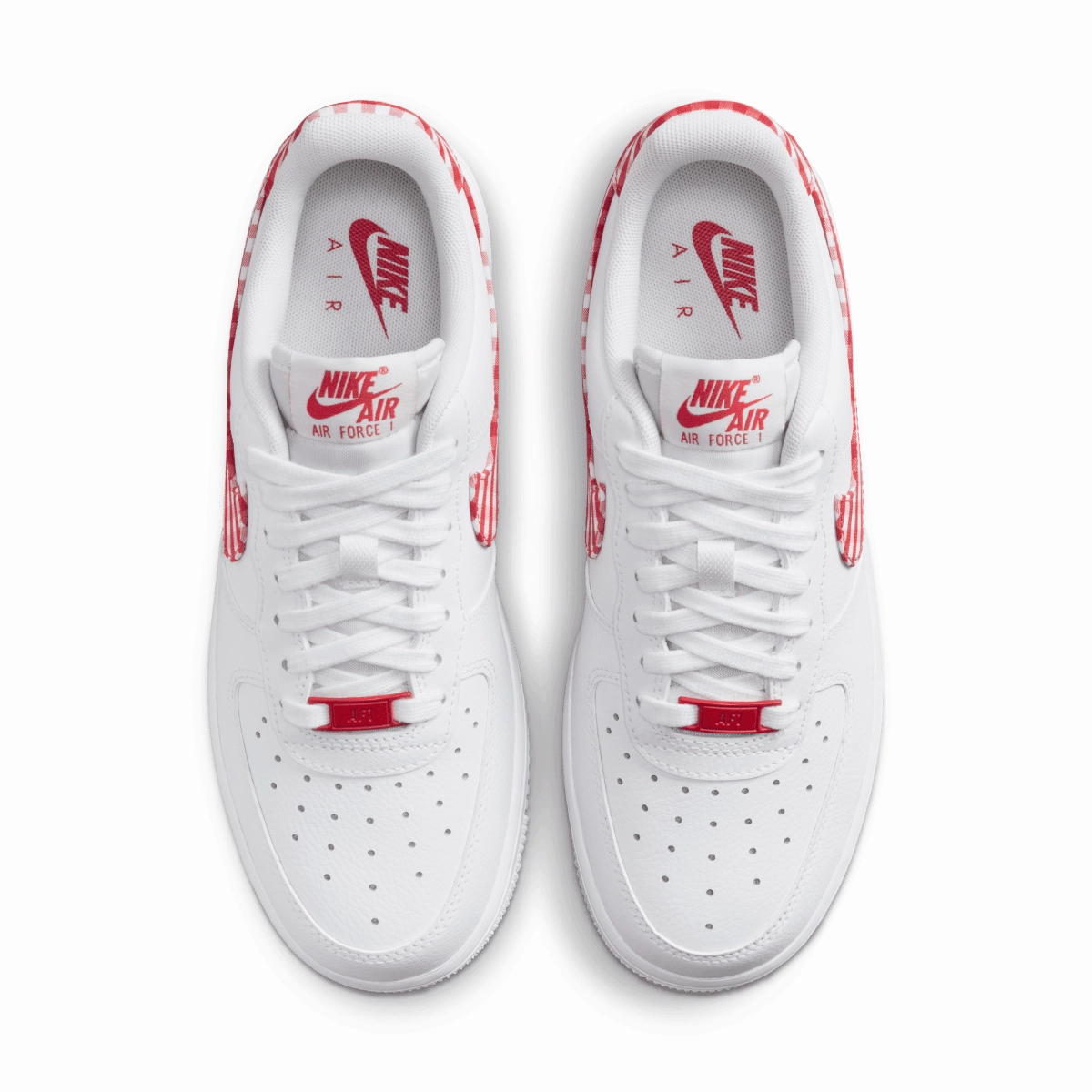 Wmns Air Force 1 07 'Gingham Red'
