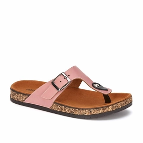 Women's Casual Flip Flops With Comfort Insole In Pink